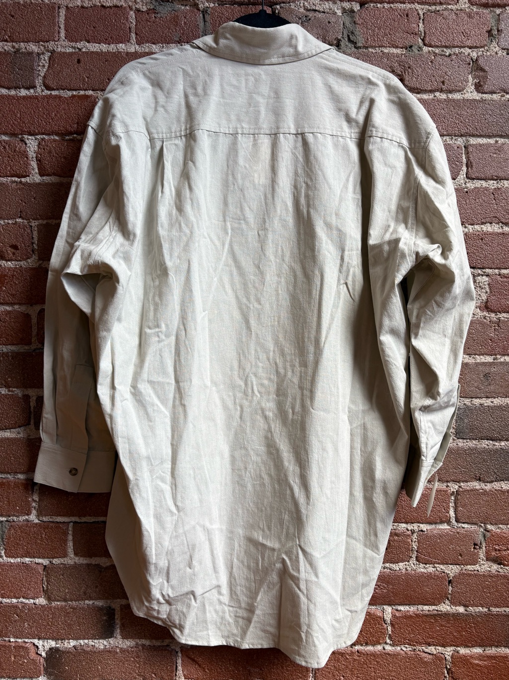 Cordera Monica The Pale Gray Cotton Shirt Og Oversized Button Down Ss 2020 Rare — image 8 of 8